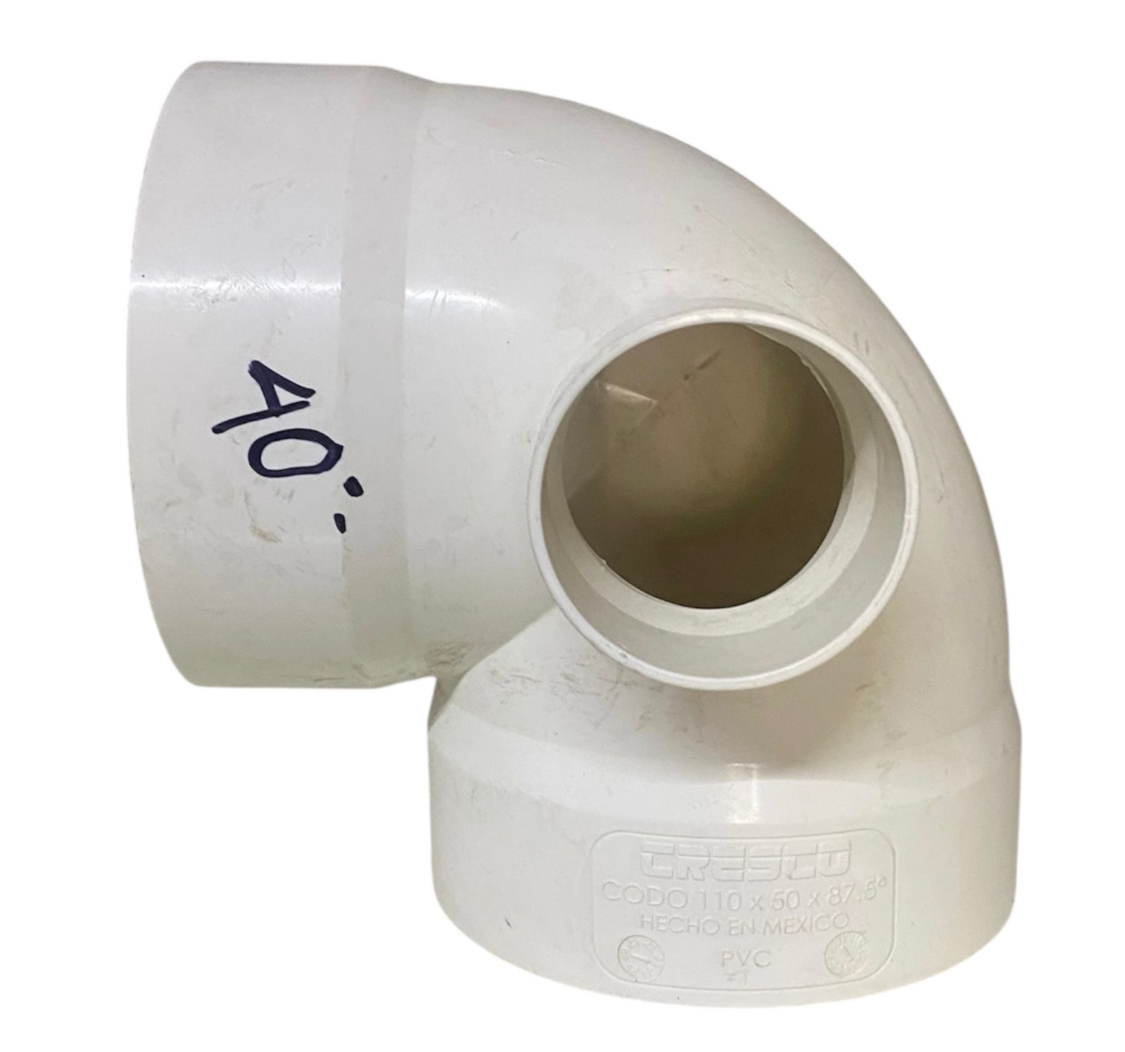 Codo Salida Lateral PVC De 4 A 2
